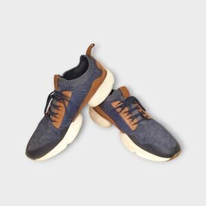 Mens Cole Haan Zerogrand All-Day Stitchlite Trainers Blue & Brown Sneakers 11M